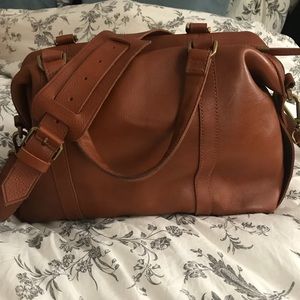 Madewell Glasgow Satchel in Tan